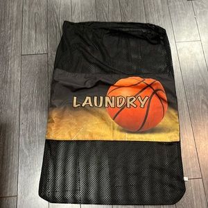 Dorm or Camp Laundry Bag - Black mesh